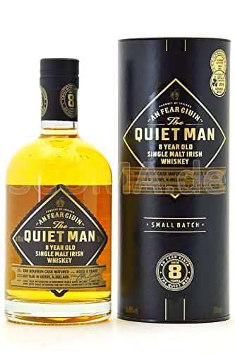 The Quiet Man "An Fear Giuin", Whisky Irlandés Escocés de una Sola Malta, 8 Años