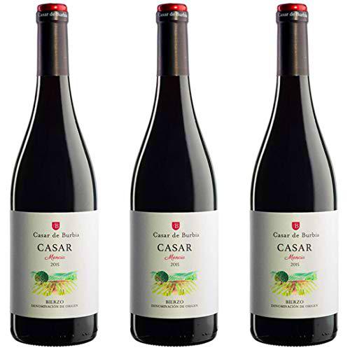 Casar De Burbia Vino Tinto - 3 botellas x 750ml - total: 2250 ml