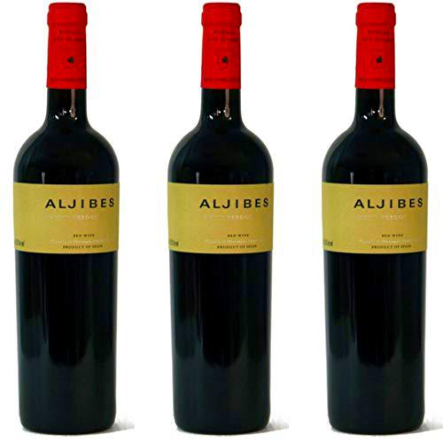 Aljibes Petit Verdot Vino Tinto  - 3 botellas x 750ml