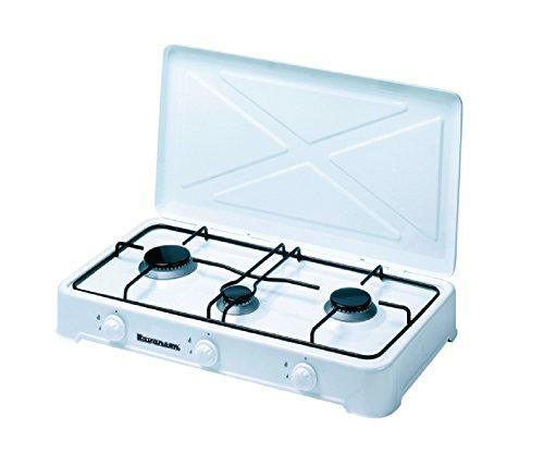 Ravanson K-03T - Cocina de gas con 3 quemadores de gas