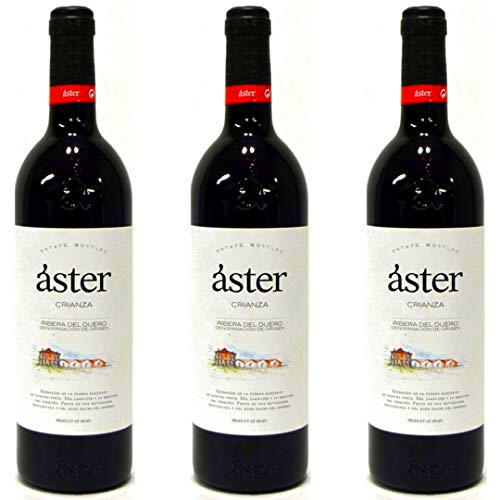 Aster Crianza Vino Tinto - 3 botellas x 750ml - total: 2250 ml