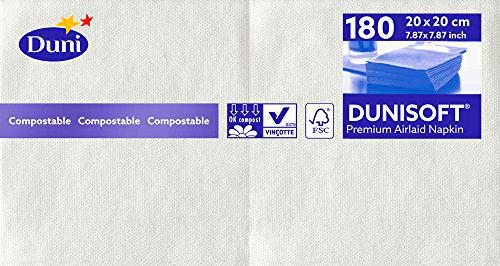Duni 168060 - Servilletas de cóctel (20 x 20 cm, 2880 unidades)