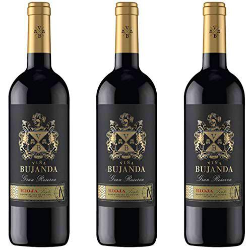 Viña Bujanda Gran Reserva Vino Tinto Gran Reserva - 3 botellas x 750ml