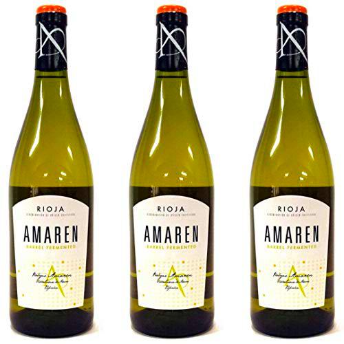 Blanco Fermentado En Barrica Vino Blanco - 3 botellas x 750ml