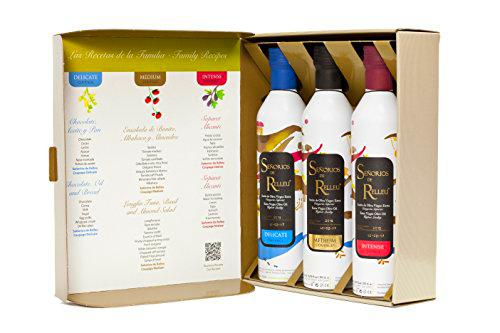 Pack Regalo Aceite de Oliva Virgen Extra Gourmet. 3 x 500 ml (Sabor Suave