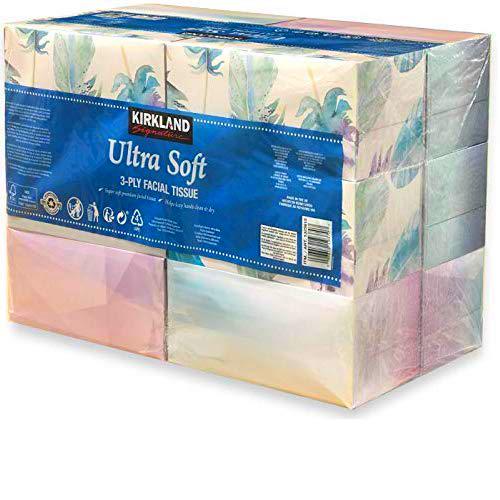KIRKLAND SIGNATURE Ultra 3Ply Super Soft Premium - Pañuelos faciales (12 cajas)