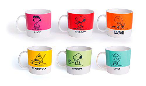 Brunch Time Set Taza 6 Uds. Peanuts