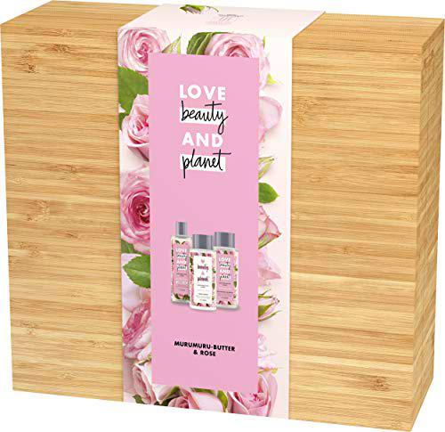 Love Beauty and Planet - Set de regalo con caja de bambú de alta calidad