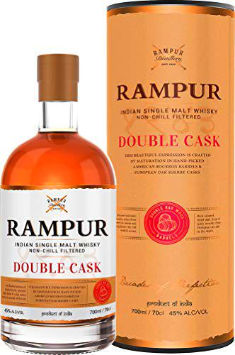 Rampur Ind. Single Malt Whisky, Double Cask, 45% Vol