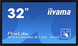 iiyama Prolite TF3239MSC-B1AG Monitor Pantalla táctil 80 cm (31.5") 1920 x 1080 Pixeles Multi-Touch Multi-Usuario Negro