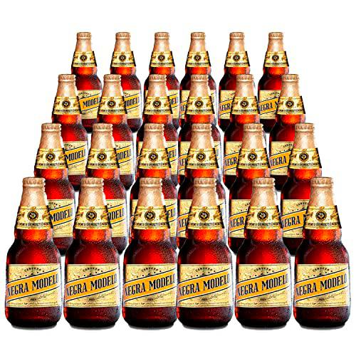 Cerveza Negra Modelo - Pack de 24 Botellas de 355 ml