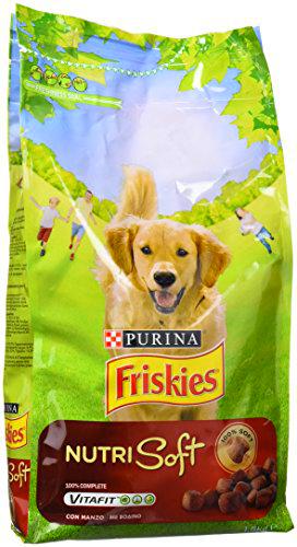 Friskies Nutrisoft Manzo Y Cereales, paquete de 6 x 1.5 kg
