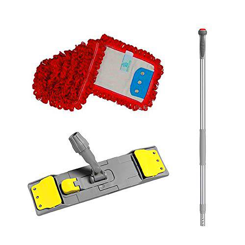 Ramon Hygiene Kit de sistema de limpieza de microfibra, color rojo