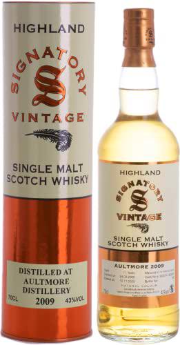 Signatory Vintage AULTMORE 11 Years Old Highland Single Malt 2009 43% Vol