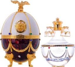 Imperial Collection Vodka Fabergé Ei Weiss-Rubin 40% Vol