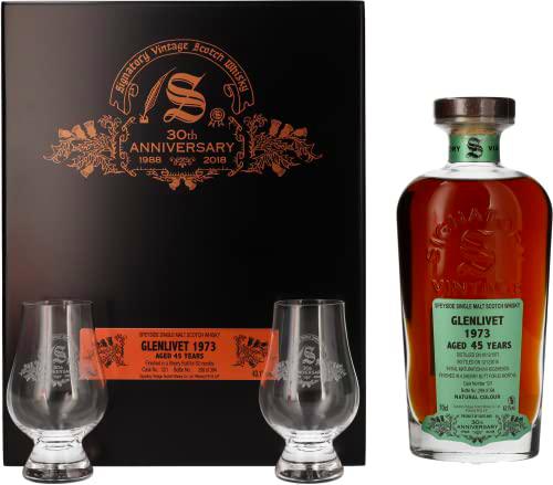 Signatory Vintage GLENLIVET 45 Years Old 30th ANNIVERSARY 1973 43,1% Vol