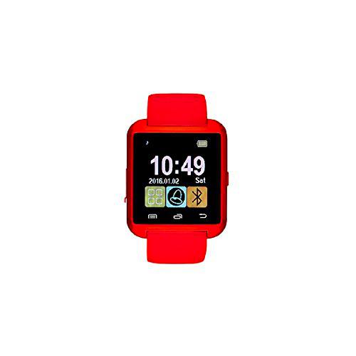 Eclock - Reloj Mixto con Esfera de plástico Negro y Correa de Goma EK-A2
