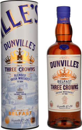 Dunville's THREE CROWNS Belfast Vintage Blend Irish Whiskey 43,5% Vol