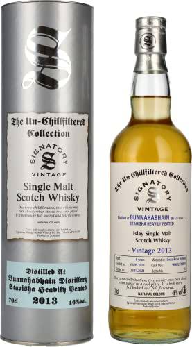 Signatory Vintage BUNNAHABHAIN STAOISHA 8 Years Old The Un-Chillfiltered 2013 46% Vol