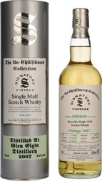 Signatory Vintage GLEN ELGIN 14 Years Old The Un-Chillfiltered 2007 46% Vol