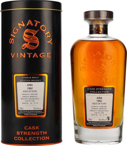 Signatory Vintage JURA 28 Years Old Cask Strength 1992 55,4% Vol