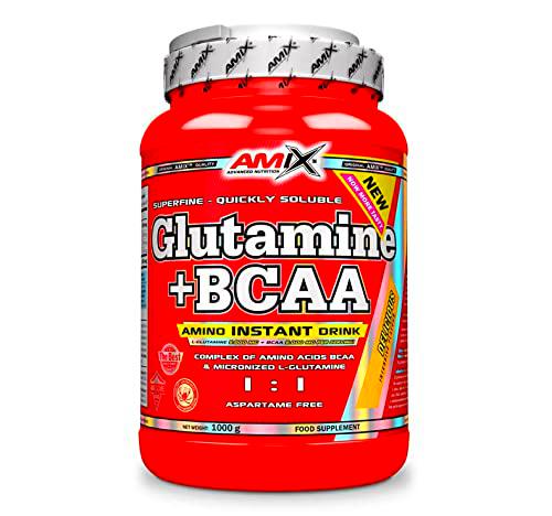 Amix - Glutamina + Bcaa - Suplemento Alimenticio - Mejora del Rendimiento