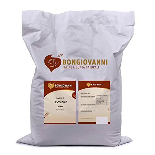 Bongiovanni Farine e Bonta' Naturali Harina de Lentejas Verdes 25Kg 25000 g