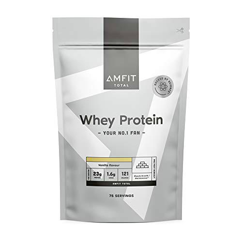 Marca Amazon - Amfit Nutrition Proteína de Suero de Leche en Polvo 2.27kg