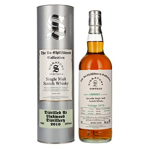 Signatory Vintage LINKWOOD 11 Years Old The Un-Chillfiltered 2010 46% Vol