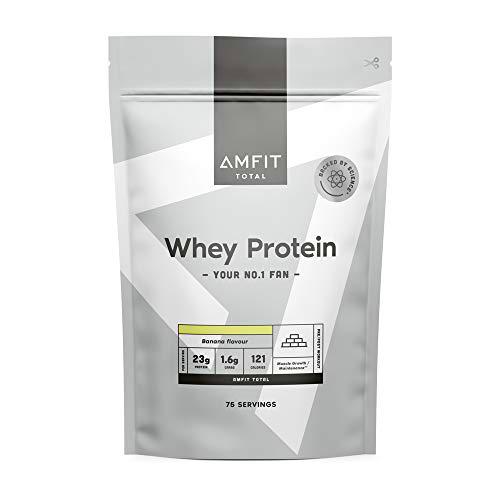 Marca Amazon - Amfit Nutrition Proteína de Suero de Leche en Polvo 2.27kg