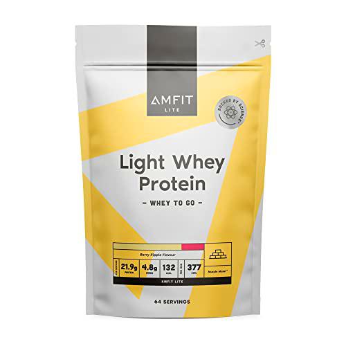 Marca Amazon - Amfit Nutrition Proteína de suero light