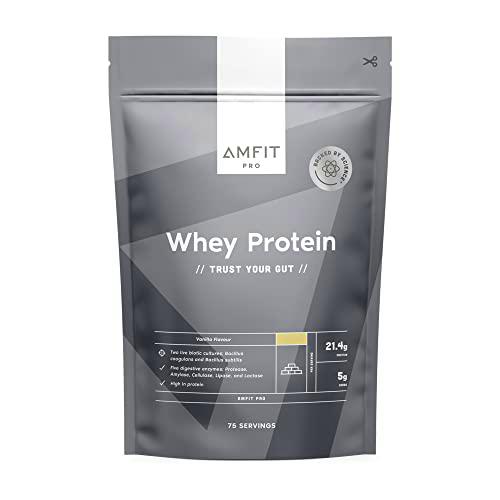 Marca Amazon - Amfit Nutrition Proteína de suero en polvo