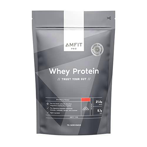 Marca Amazon - Amfit Nutrition Proteína de suero en polvo
