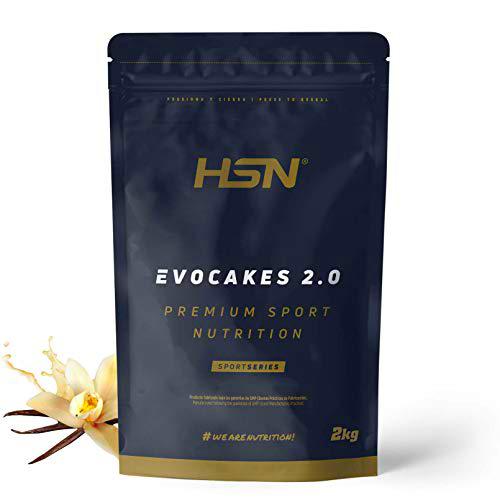 Tortitas Proteicas de HSN Evocakes 2.0 | Sabor Vainilla 2 Kg = 20 Tomas por Envase | Protein Pancake: Preparado de Tortitas de Avena + Claras + Whey | Tortitas Fáciles y Rápidas de Hacer