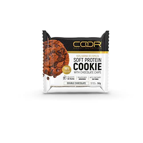 COOR - Galleta Proteica Soft Protein Cookie - Pack 24 x 50 g