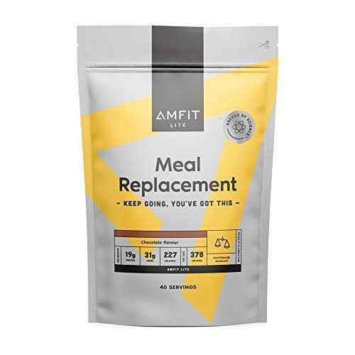 Marca Amazon - Amfit Nutrition Sustitutivo de una Comida para el Control del Peso Sabor Chocolate