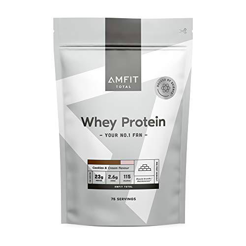 Marca Amazon - Amfit Nutrition Proteína de Suero de Leche en Polvo 2.27kg