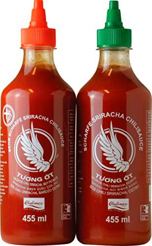 Salsa sriracha caja mixta - 12 x 455 ml (6 x picante