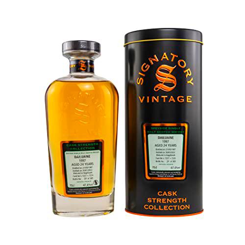 Signatory Vintage DAILUAINE 24 Years Old Cask Strength 1997 47,4% Vol