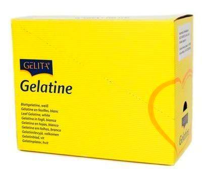 Gelita - Gelatina Blanca, Hojas Neutras, Gelatina Comestible para Gelificar
