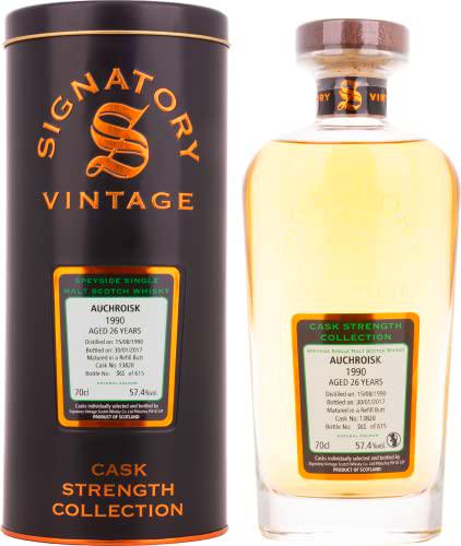 Signatory Vintage AUCHROISK 27 Years Old Cask Strength 1990 53,7% Vol