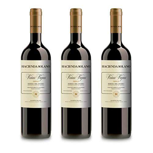 Hacienda Solano Vino tinto Viñas Viejas - 3 botellas x 750ml
