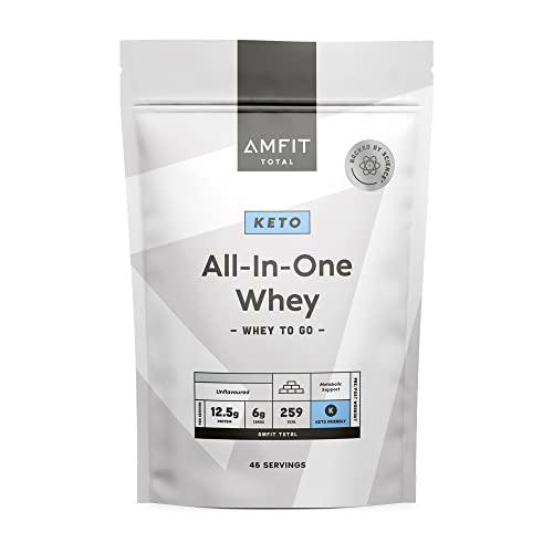 Marca Amazon - Amfit Nutrition Keto All-In-One Whey, 2.27kg