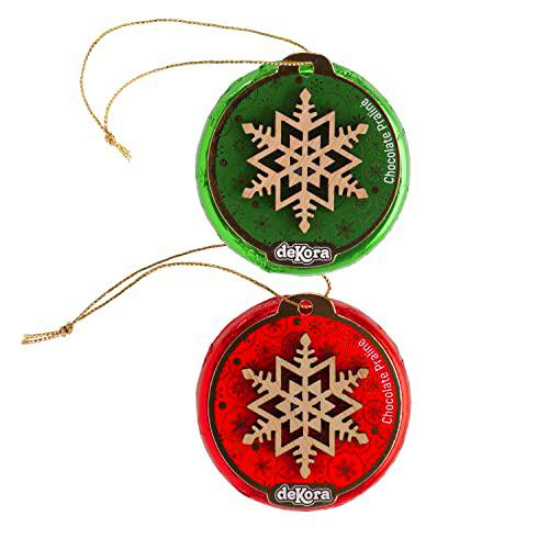Dekora - Chocolatinas Navidad con Decoracion | Praline Chocolate Navidad con Adorno