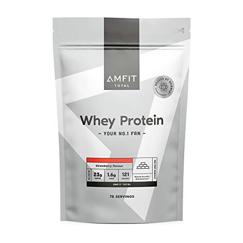 Marca Amazon - Amfit Nutrition Proteína de Suero de Leche en Polvo 2.27kg