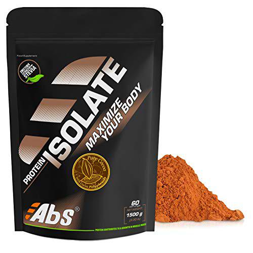 PROTEÍNA ISOLATE * 1,5 Kg * SABOR CACAO * Alta concentración en proteínas naturales